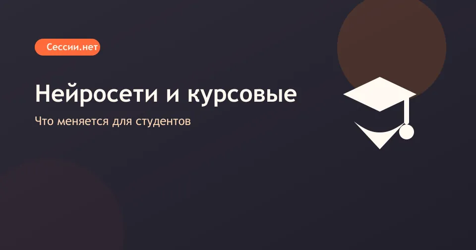 Нейросети и написание курсовых работ